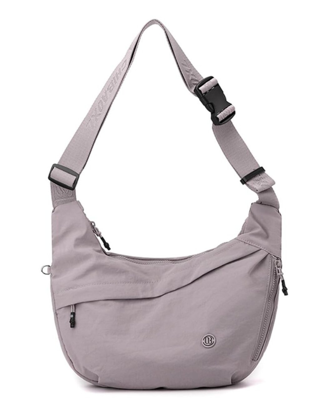 Crescent Crossbody Shoulder Bag,Lightweight Nylon Hobo Purse for Women
